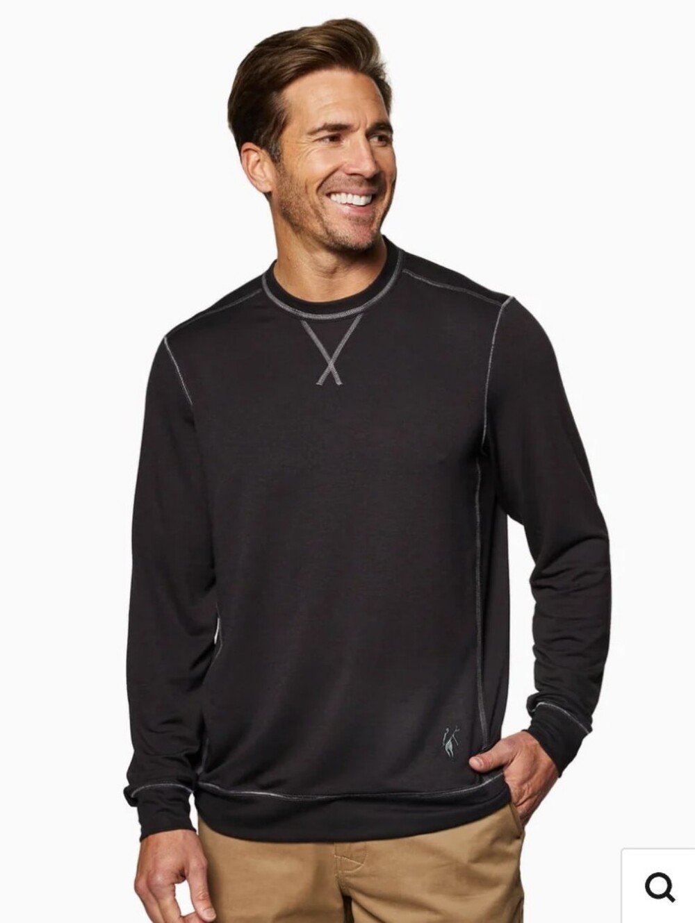 Toes on the Nose Black Growler Long Sleeve Crew